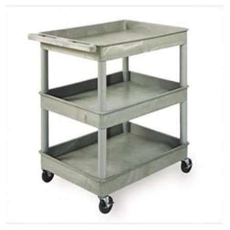 Abacus Utility Cart with 3 Shelf - Black AB2610291